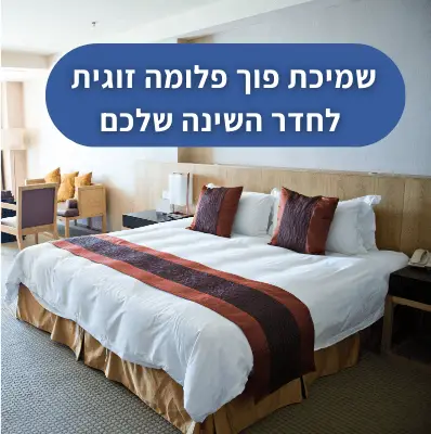 שמיכת פוך פלומה זוגית לחדר השינה שלכם